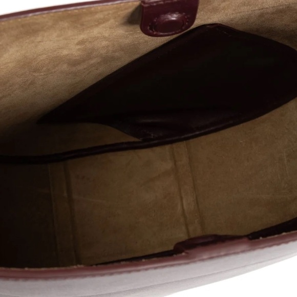 Loewe Hammock Slice Bag in Dark Burgundy NWT - Picture 4 of 9